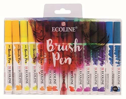 Product Royal Talens Ecoline Pluma Del Cepillo Conjunto De Marcadores De 30