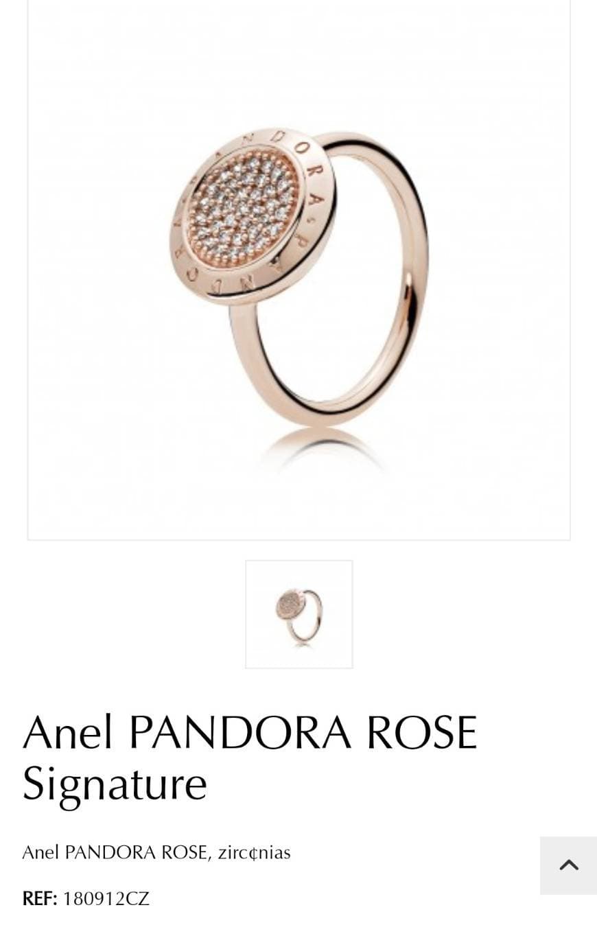 Moda Anel Pandora Rose Signature