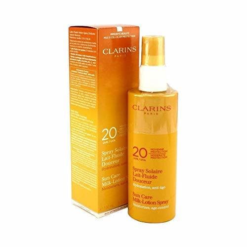 Beauty Clarins Sun Spray Solaire Lait Fluide Spf20 150 ml