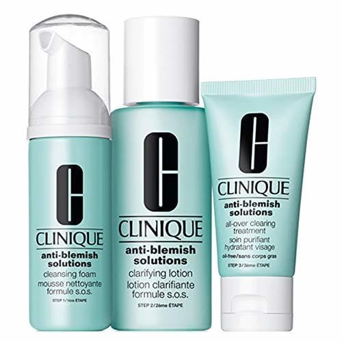 Belleza Clinique Sistema 3 Pasos Para Pieles con Granos