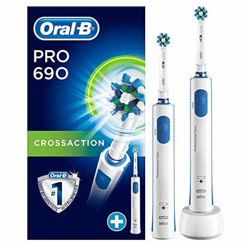 Belleza Oral-B PRO 690 CrossAction - Cepillo eléctrico recargable