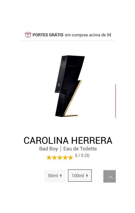 Producto Bad boy Carolina Herrera Eau de Toilette 50 ml