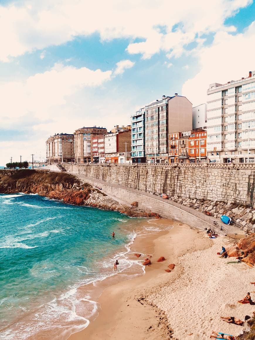 Lugar Playa de Riazor (La Coruña)