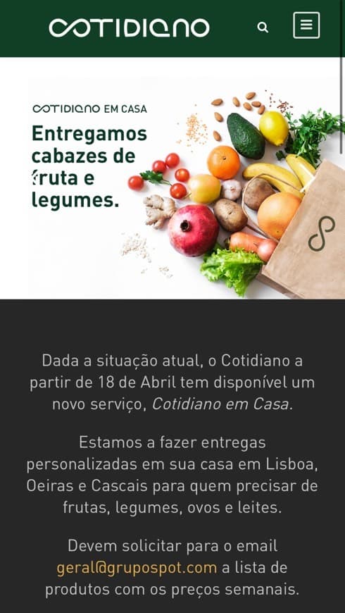 Product Cotidiano 