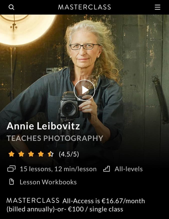 Producto Annie Leibovitz