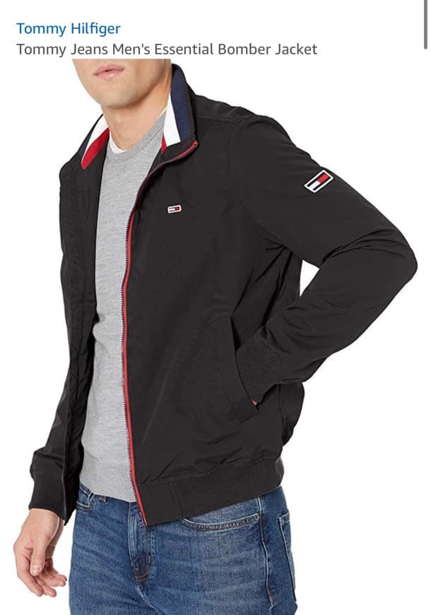 Fashion Tommy Jeans Men's Essential Bomber Jacket