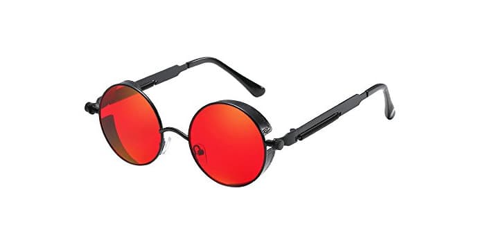 Producto BOZEVON Punk Gafas de sol Redondas