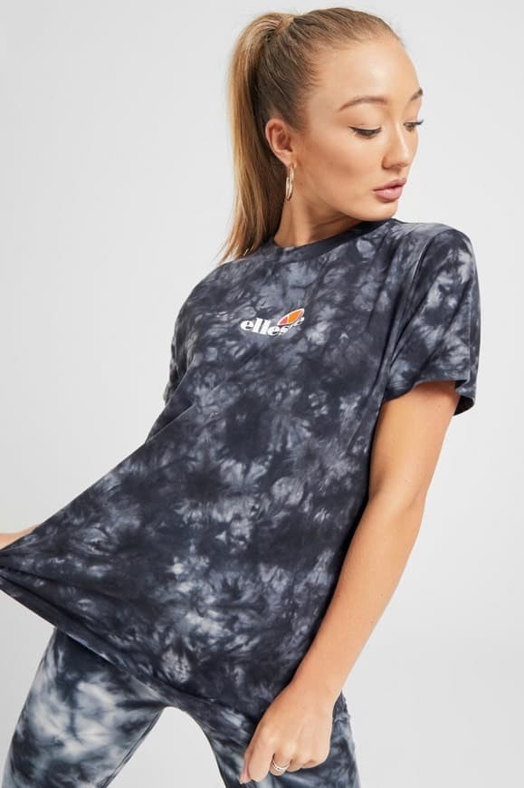 Fashion Ellesse T-Shirt Tie Dye BoyFriend 