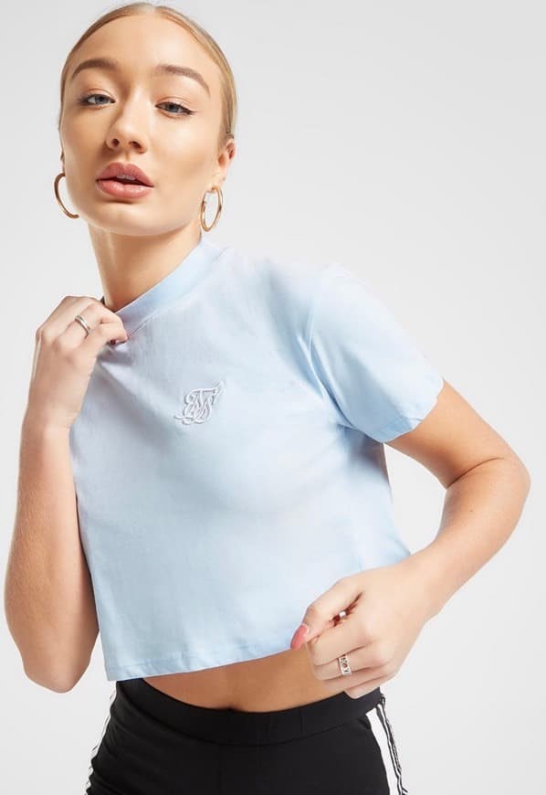 Fashion Sik Silk T-Shirt Crop