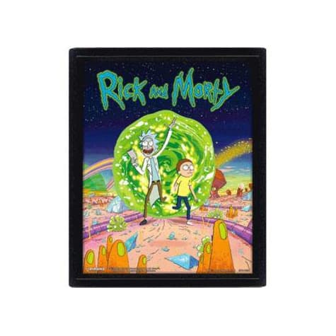 Product Poster 3D Lenticular Rick & Morty