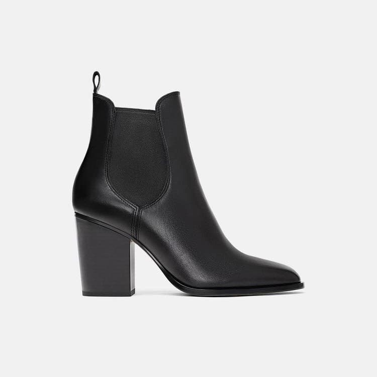 Product Botins em pele Zara