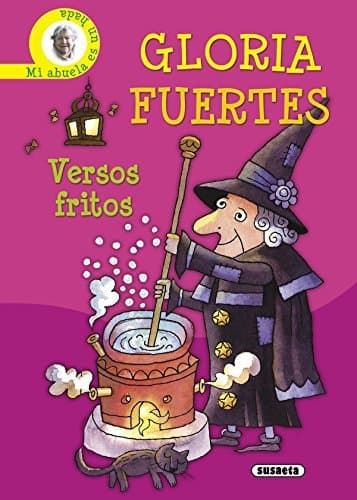 Book Versos Fritos.Gloria Fuertes(Amarillo)