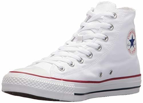 Fashion Converse Chuck Taylor Hi, Zapatillas Unisex, Blanco