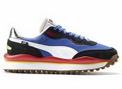 Fashion Puma Sneakers uomo Daz Blue-P.Black-High Risk Red Style Rider Play on 371150