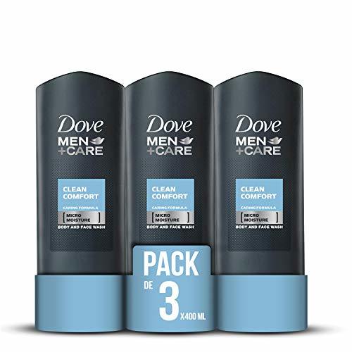 Belleza Dove Men+Care Men Clean Comfort Gel de Ducha Dermatológicamente Testado