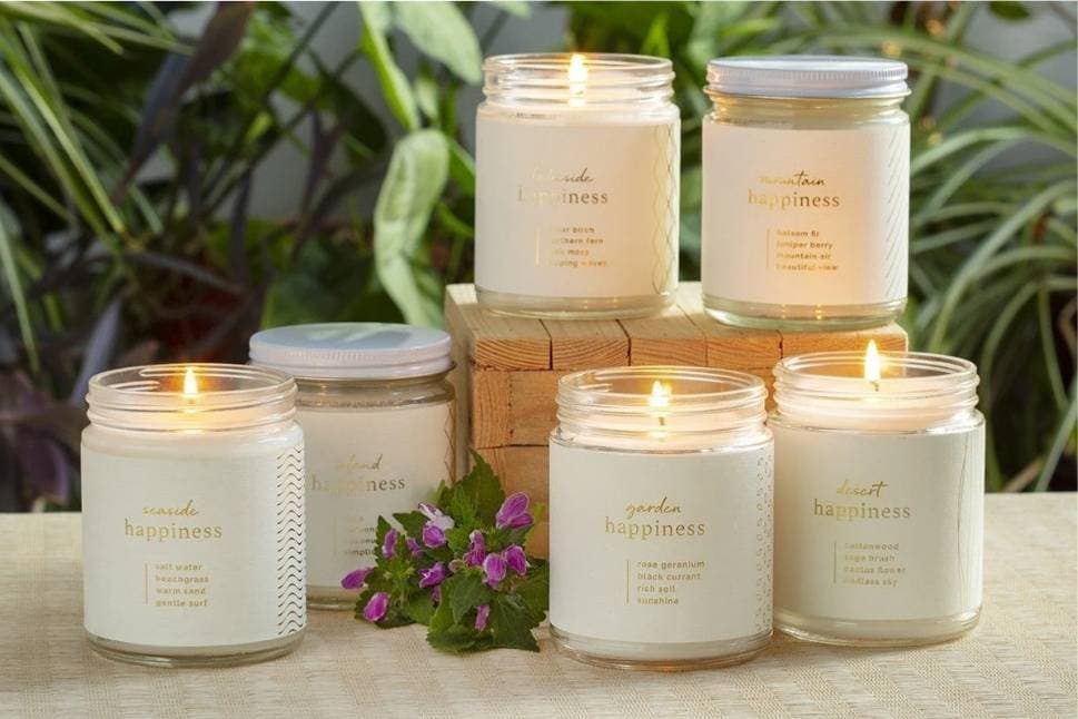 Product Happiness Candle