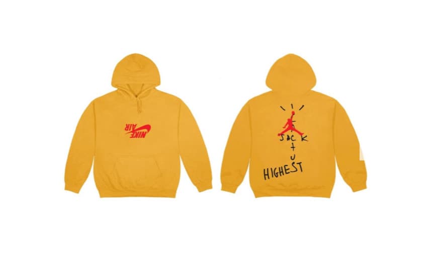 Product Nike X Travis Scott hoodie yellow