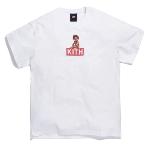 Fashion Kith x Biggie Classic Logo Tee White