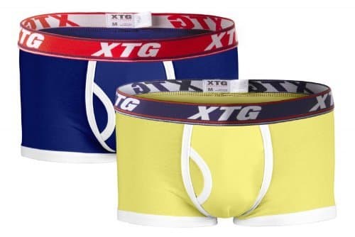 Place XTG Basico Boxer doble Pack Blau/Gelb X-Large