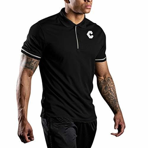 Product Sylar Hombre Camisa Polo Plana Manga Corta Camisetas Hombre Originales Tops De