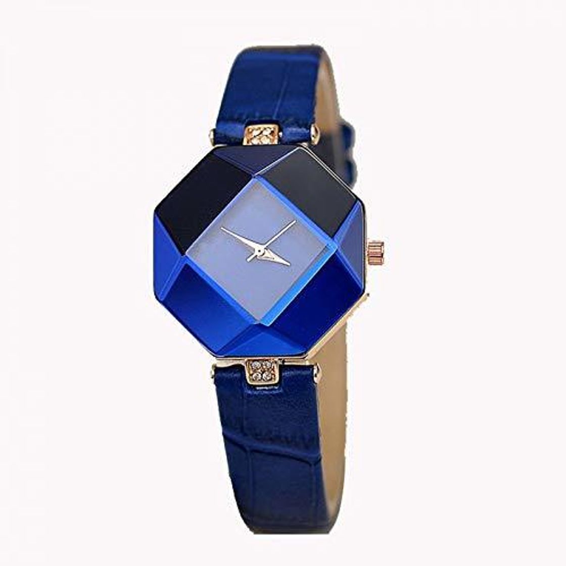 Product WZFCSAEAE Relojes de Mujer Gem Cut Geometry Reloj de Pulsera de Cuarzo