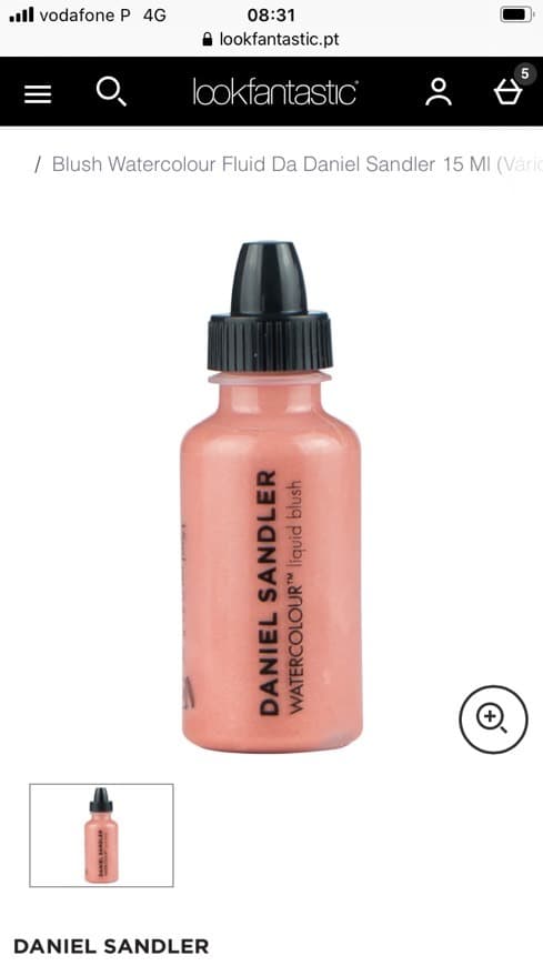 Moda Daniel Sandler Watercolour Fluid Blusher 15ml (Various Shades ...