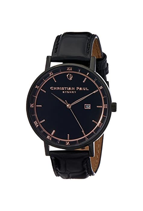 Moda Christian Paul - Reloj de Hombre - Negro abb4326