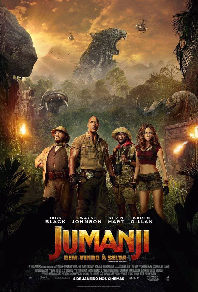 Película Jumanji benvindo à selva 