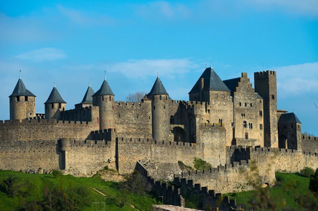 Place Carcassonne Castle Panorama View Point