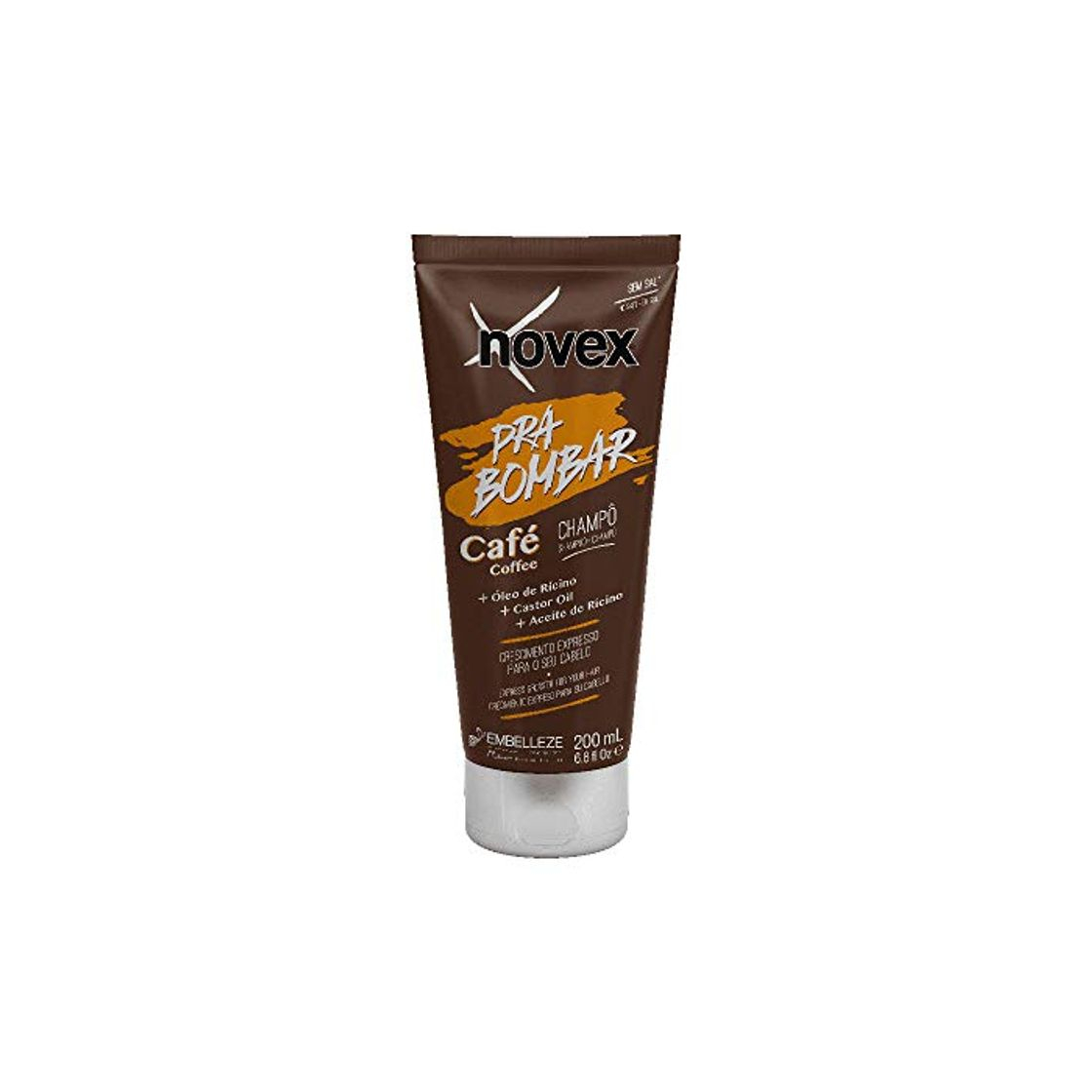 Beauty Novex Champú Pra Bombar Café 200mL