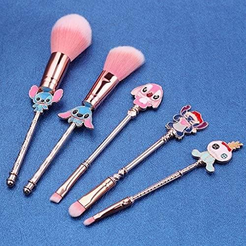 Place HZD Stitch Makeup Brushes Set Beauty Kit Tool Blending Eyeliner Eyelash Eyebrow