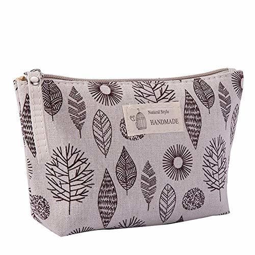 Lugar Lumanuby 1pc Niña Bolsa de Lona Make-Up Pouches Simple Organizadores de Cosméticos