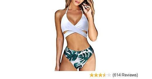 Fashion RXRXCOCO Womens Padded Push-up Bikini Set Bathing Suits Two