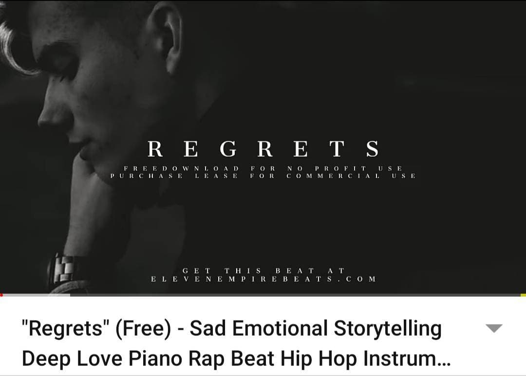 Fashion "Regrets" (FREE)-Sad emotional Storytelling Deep Love piano 