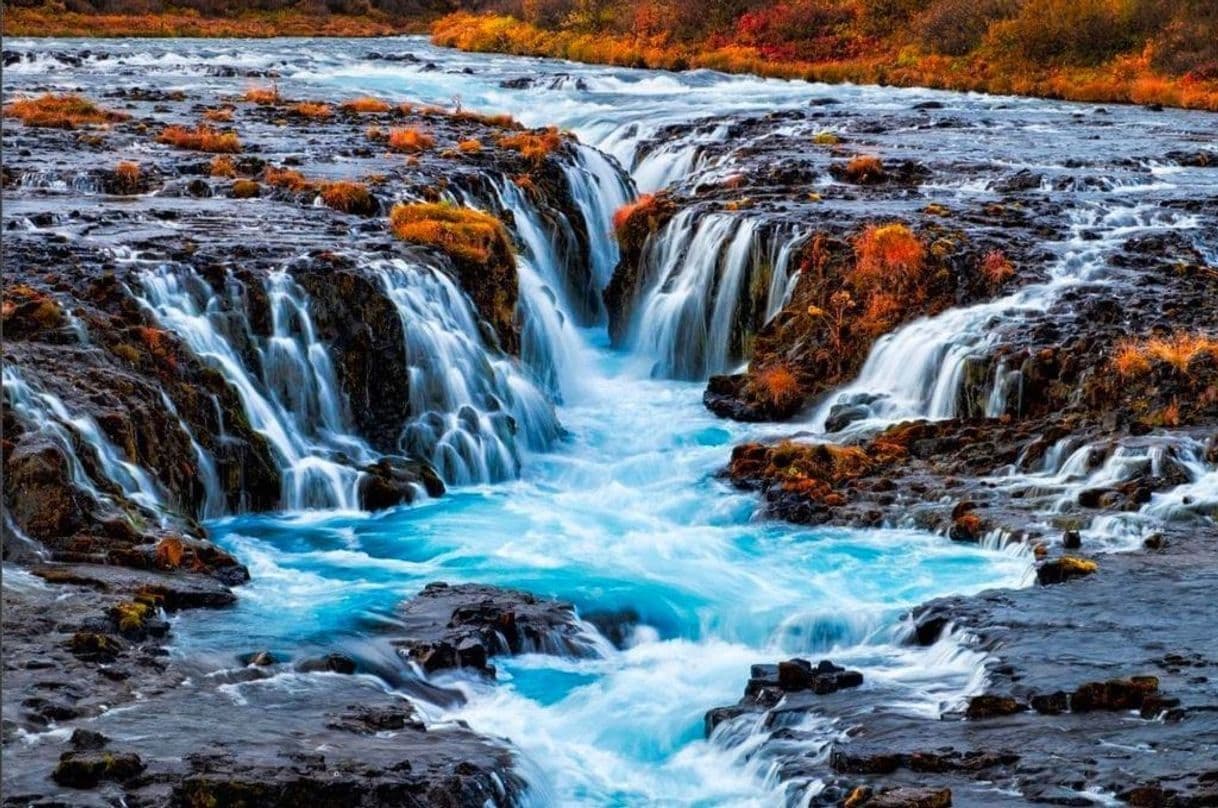 Place Bruarfoss Waterfall