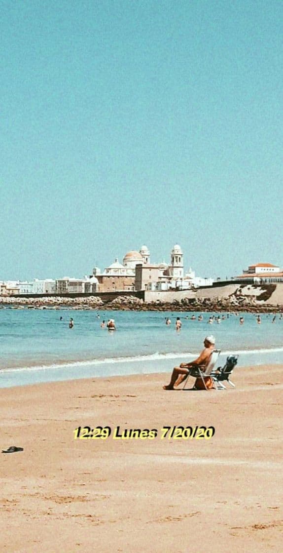 Lugar Playa de Santa Maria del Mar, Cádiz