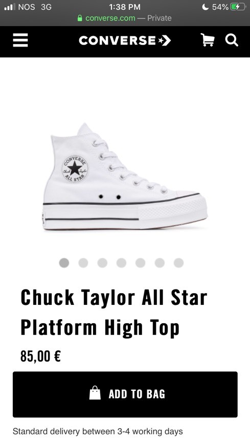 Fashion Chuck Taylor All Star Platform High Top