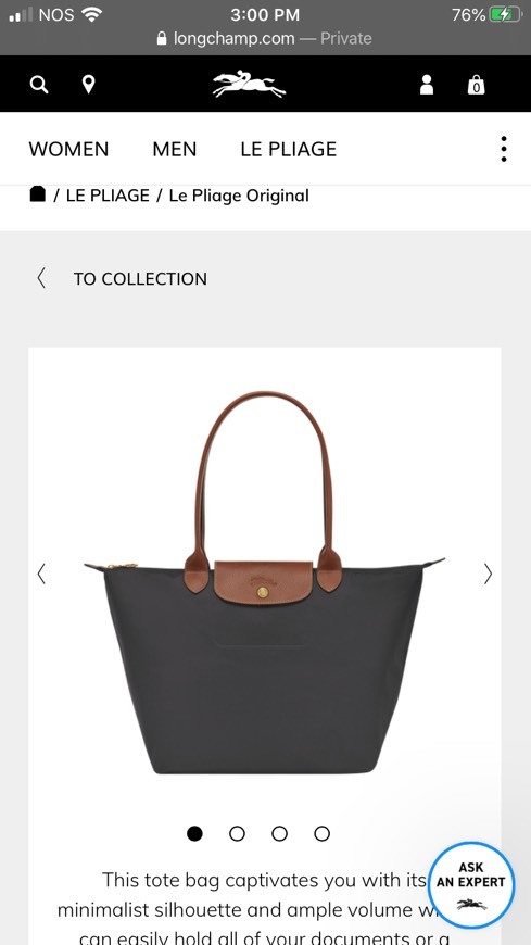 Fashion tote bag - le pliage original 