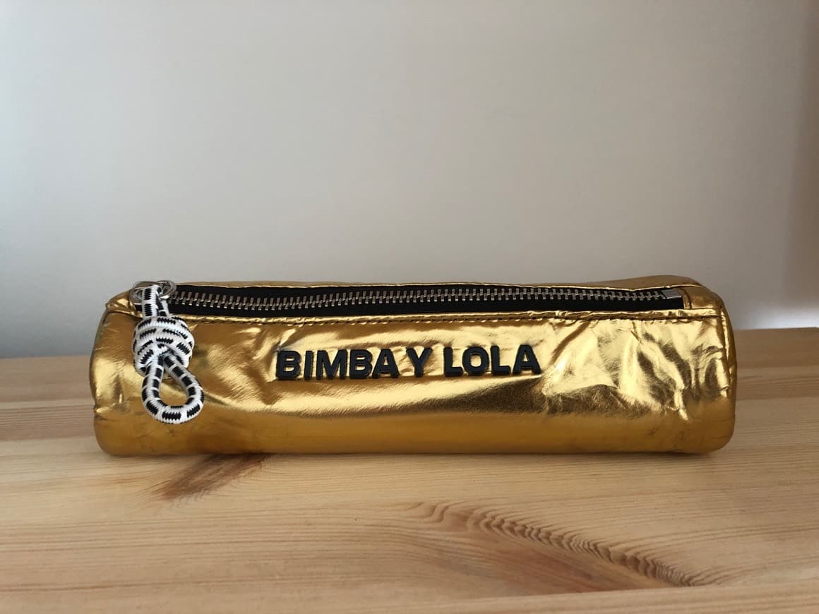 Fashion estojo dourado bimba y lola 