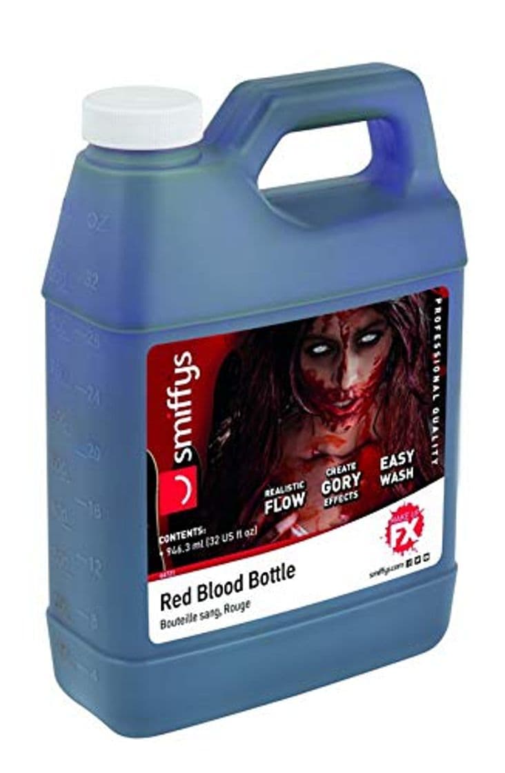 Lugar Halloween enia – Hombre Mujer Fake Blood Sangre Artificial bidón como Maquillaje