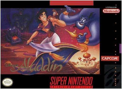 Videogames Disney's Alladin - super Nintendo game