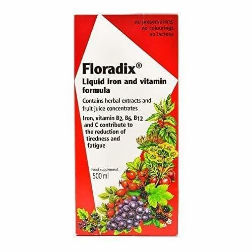 Beauty Floradix Liquid Iron Formula 500ML