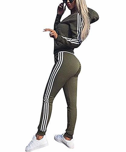 Product udaderas Mujer Conjunto de Chándal de Mujer Camisas Fitness Manga Larga Casual