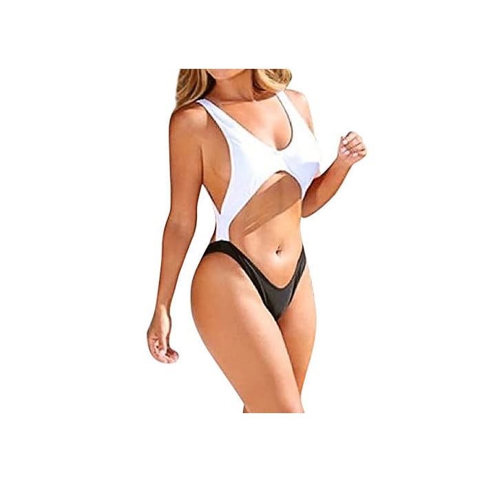 Producto K-Youth Monokini Hueco de La Cintura de Una Pieza Trajes de Baño