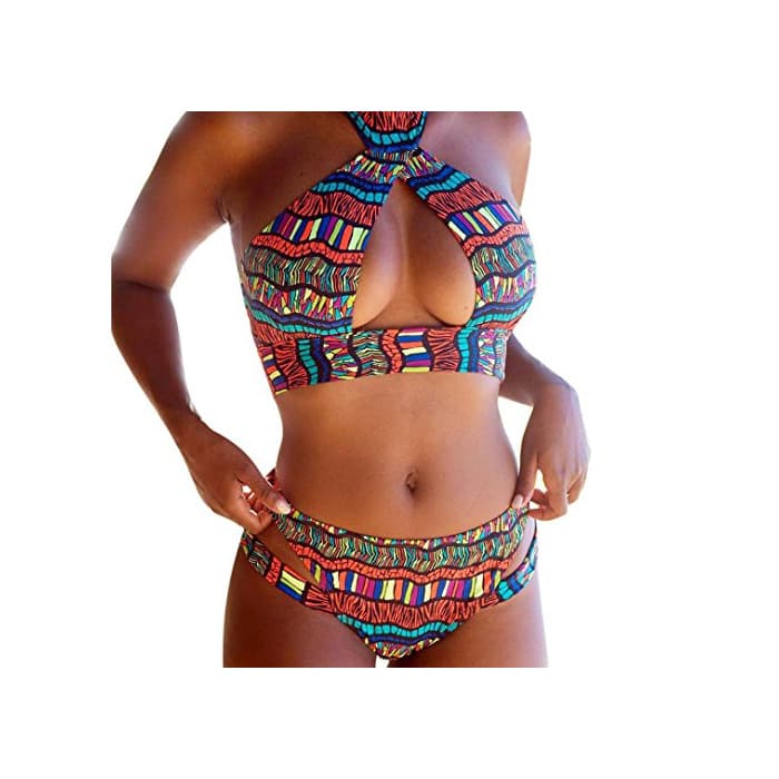 Producto Traje De Baño De Mujer,RETUROM Mujer Sexy Color de impresión Bikini Conjunto