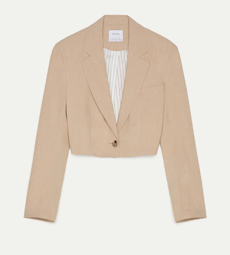 Product Bershka Blazer cropped 