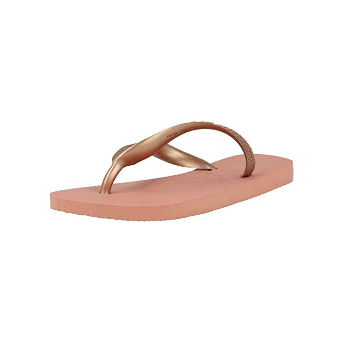 Fashion Havaianas Top Tiras, Chanclas para Mujer, Dorado