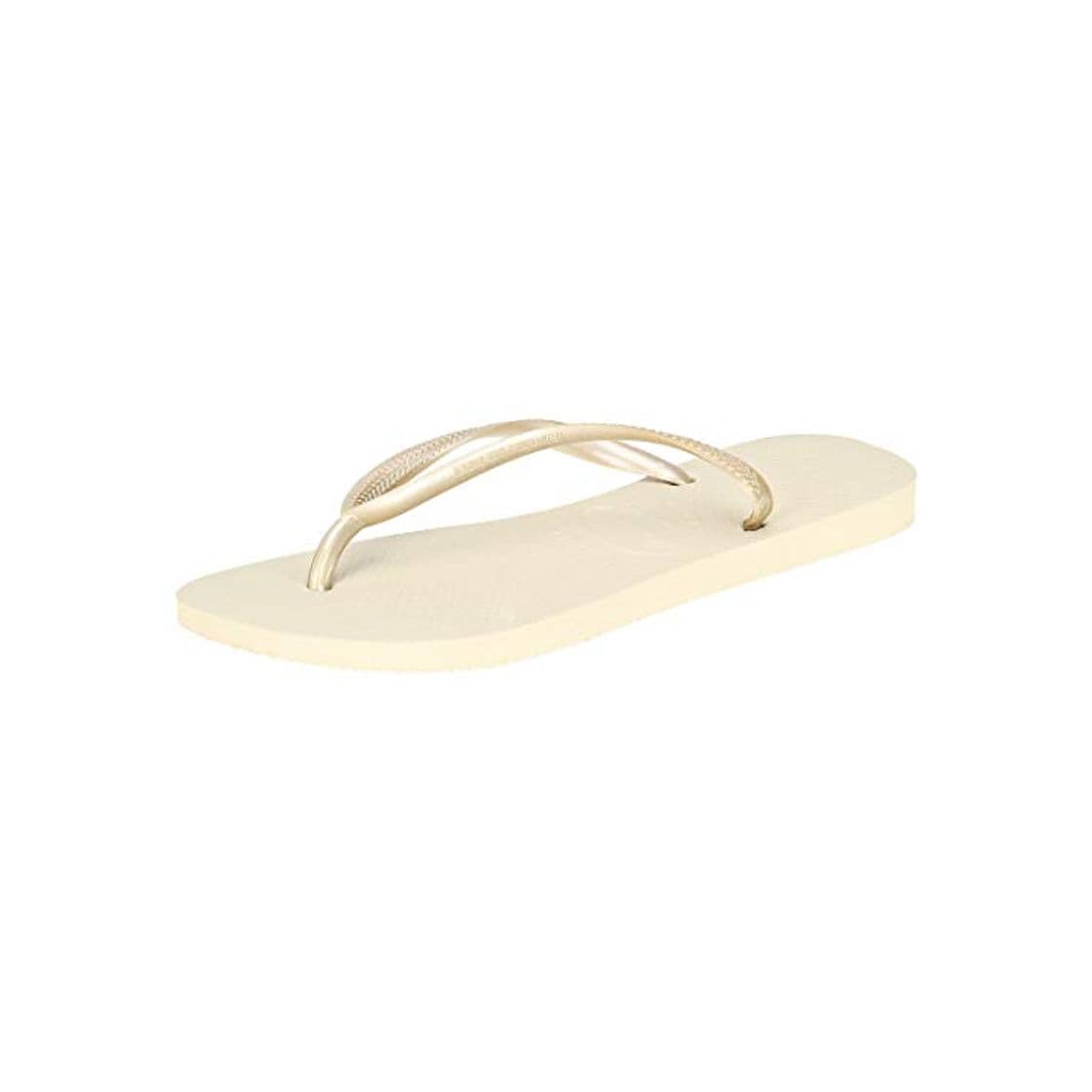 Fashion Havainas Slim White, Chanclas para Mujer, Sand Grey-Light Grey, 43