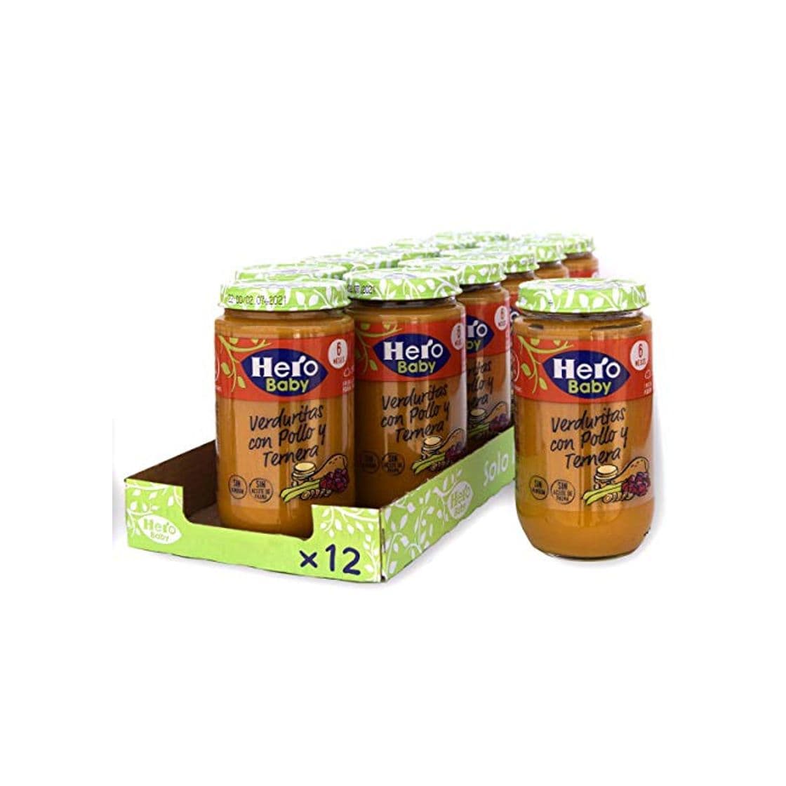 Producto Hero Baby - Tarrito de Verduritas con Pollo y Ternera