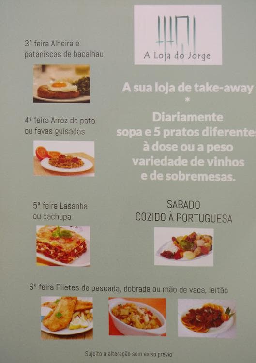 Restaurants A loja do Jorge